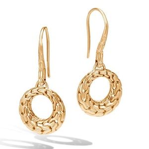John Hardy Earrings Classic Chain open circle drop